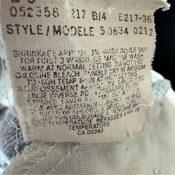 Y2K Vintage Levi's Orange Tab High Rise Jeans Size 36 100% Cotton - Picture 11 of 16